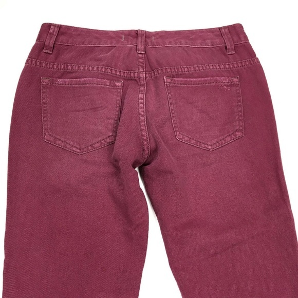 Free People Pink Distressed Cropped Jeans‎ Women 26 - Picture 4 of 8